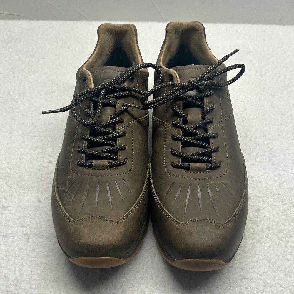 Lomer‎ Mens Hiking Shoes Janko 2.0 Premium MTX Brown Leather Vibram Size 10.5